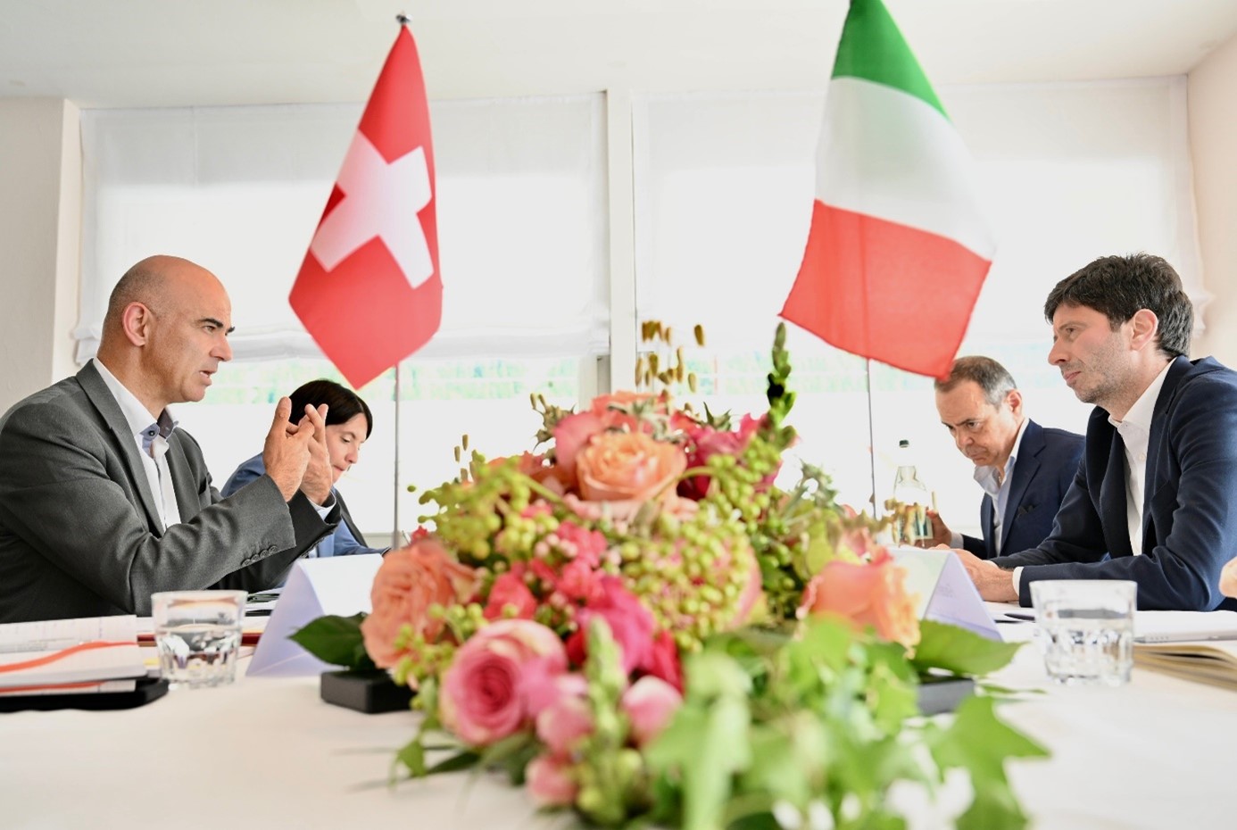 Bilateraler Austausch zwischen Bundesrat Alain Berset mit Italiens Gesundheitsminister Roberto Speranza (Juli 2022)